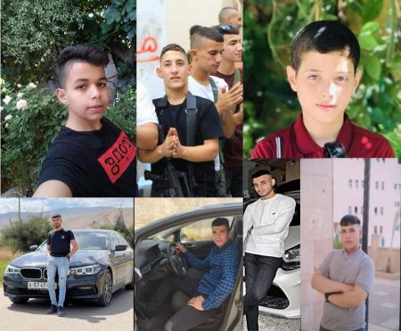 ارتقاء 7 شبان من الضفة الغربية بمواجهات متفرقة